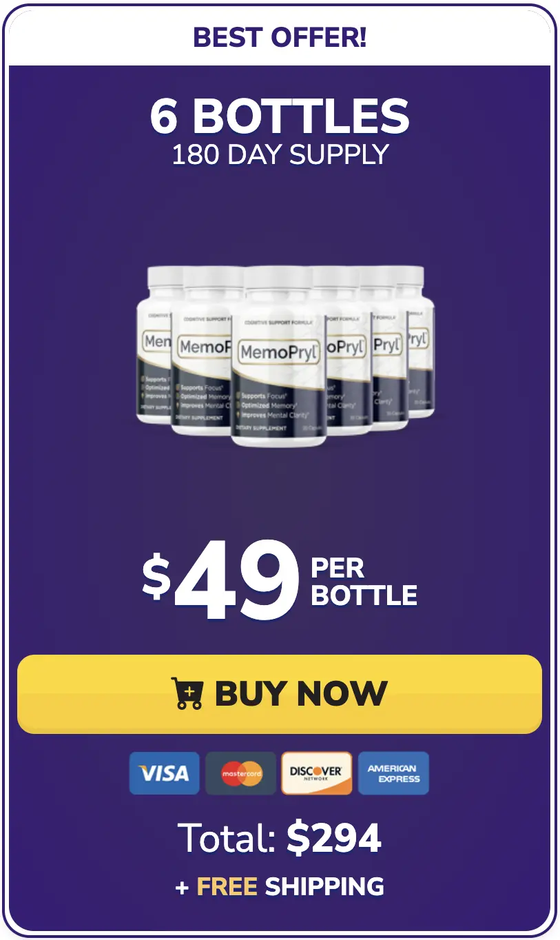 Buy Memopryl 6 Bottles